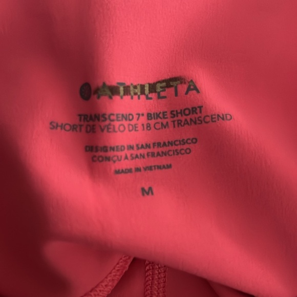 NWT-Athleta Transcend 7” Bike Short, Medium - Picture 5 of 5